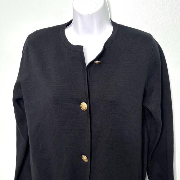 J Crew Giselle Long Sweater Blazer, Dress Black XXS - Picture 9 of 9